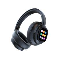 AI Bluetooth Headphones Noise Cancelling Sports Headphones Smart Translation With Multi Magnetic Touch Control LED Screen Travel
