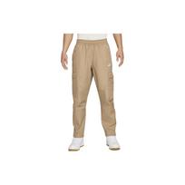 Nike vienspalvės elastinės juosmens laisvalaikio kelnės vyrams Apačia Chaki DX0614-247 XL beige