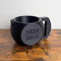 3D Spausdintas Kettlebell Ledų Indelio Laikiklis Naujovė Kettlebell Ledų Pagrindas Paplūdimys juoda