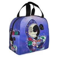 F-Fnaf S-Security B-Breachs Moondrop Lunch Bag Women  Thermal Cooler Insulated Lunch Box for Adult Office One Size