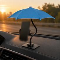 Lankstus telefono skėtis nuo saulės automobilio laikiklis tiesioginiams transliuotojams, tiesioginė transliacija Rožinis mėlyna