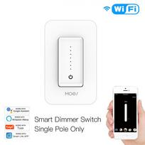 Wifi Zigbee Tuya Smart Light Dimmer Wall Switches US Touch Dimming Brightness Smart Life Wireless Remote Control Home Automation (as the picture,105*45*45mm&US Standard)