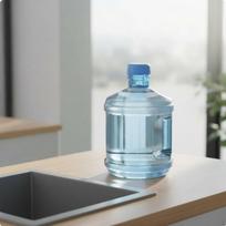 Water Dispenser Bottle Food Grade Material PC Bucket Heavy Duty Household Storage for Home, 5L Small Mouth
