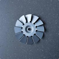 Vakuumo siurblio variklio aušinimo ratukas Metalinė medžiaga Ventiliatoriaus valytuvas Sparnuotė M5 Atvirkštinis 61MM M5 Reverse 61MM