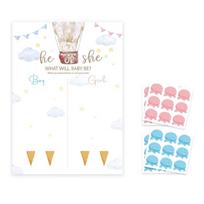 Gender Reveal Party Decorations Baby Gender Reveal Voting Poster with Stickers balta