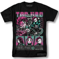 Demon Slayer Anime Manga Tanjiro Nezuko Inosuke Giyu Kimetsu no Yaiba T-Shirt XXXXL