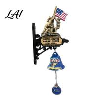 Loud Doorbell for Home Wall Mounted Cast Iron Bell Outdoor Vintage Dinner B