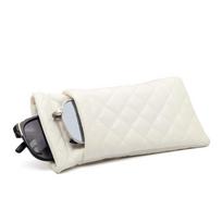 Portable Duble-layer Glasses Case Glasses Clip Sunglasses Eyeglass Bag  Female balta