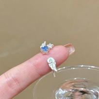 Vintage Light Luxury Colorful Oval Zircon Rings for Women Men Classic Personality Design Wide Rings Banquet Jewelry Accessories