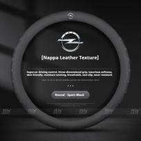 Q156Opel OPCline ASTRA CORSA INSIGNIA MOKKA VECTRA GTC Tigra GRANDLANG Car Steering Wheel Cover Suede Leather Anti-slip Accessories