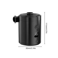 Mini Portable Air Pump Camping Air Pump Electric 5200mAh Battery 4000Pa Quick Inflator Deflator For Pool Beach Travel Home juoda