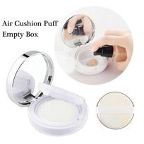 DIY  Travel Kit Air Cushion Mirror Case Refillable BB Cream Container Empty Box With Powder Puff