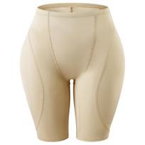 Lady Underpants Anti-septic Booty Lift Fake Ass Padded Lady Underpants Daily Wear Underpants 2XL abrikosas