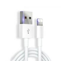 Charger - Apple - Reinforced - Fast Charging - 1 meter - Compatible iPhone and iPad balta