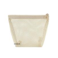 Dopamine Color Mesh Tofu Makeup Bag: Compact Lipstick & Sanitary Pad Storage