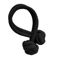 Mazguotos plaukų gumytės Aukštos uodegos gumytės Scrunchies Elastinga galvos juosta Moteris Mergina Moterys juoda