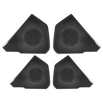 Black Stainless Steel Door Speaker Horn Cover Scratch Resistant Bright Mask For Kia Sportage NQ5 -2026 4pcs