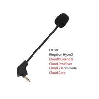 3.5mm Headsets Microphone Replacement for Kingston HyperX Cloud Alpha 2 II X Core Pro Silver Cloudx Gaming Headsets Headphones B-Old edition