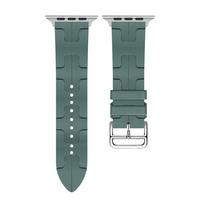Kilim Single Tour Strap For Apple Watch 10 Band 46mm 44mm 40mm 49mm 45mm Silicone bracelet iwatch series 9 se 3 7 6 8 ultra 2 11 S10-42mm 38 40 41mm pušies žalios spalvos
