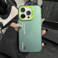 High-end Personality Anti-drop Armour Phone Case For iPhone 15 Pro Max 16 14 13 12 11 XR XS 7 8 Plus Lens protect plating Cover iPhone 15 beige