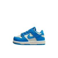 Nike Dunk Leather Low Comfortable Versatile Simple Fashion Walking Shoes Baby sneaker Blue FB9107-004 23.5