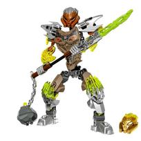 New Bionicle Creature Master of the Golden Mask Building Blocks Fire Uniter Tahu Combined Robot Mech Bricks Toys For Boys Gifts No Box