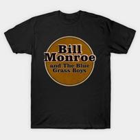 Bill Monroe's Music Cotton Black Color Shirt Unisex L