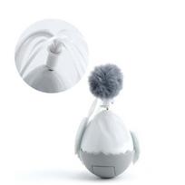 New Design Interactive Cat Motion Toy Smart Ball 360 Degree Pet Electric Tumbler With Replacement Heads Funny Chaser (White,M) balta