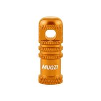 2PCS Anti Corrosion Presta Valve Stem Cap 2 in 1 Presta/Schrader Tire Valve Cap  Bike Tire oranžinė