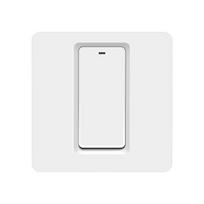 DIY Apple HomeKit EU Smart Switch Button Type 100-240V 1/2/3 Gang Smart Home Compatible with Alexa Google Home With Neutral (as the picture,86mm*86mm&Eu Standard)
