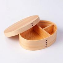 Wooden Food Container Japanese Style Bento Children' S Lunch Box School Tableware Bowl Box A1