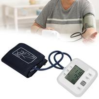 LCD Digital Blood Pressure Monitor Upper Arm Voice White 280g