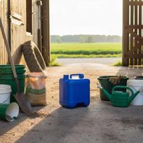 10L HDPE Container 10 Liter Barrel Thickened Wall Heavy Duty Liquid Jug for Industrial Use Storage