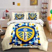 Leeds United crest pattern. Bedding sets Duvet cover sets Duvet covers Pillowcases(1*Duvet Cover 2*Pillowcases without duvet insert) 135x200cm