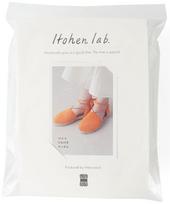 Raw wool knitting kit Sandals with laces #15-9 oranžinė