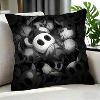 Game Hollow Knight Cushion Cover Cushion Cover Set 4Pcs 50X50 45X45 40X40 Pillowcase Decorative Sofa Home Decor Peach skin 18*18(CM)-1Pcs