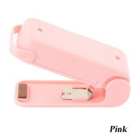 New Bag Clip Machine Impulse Sealer Heat Sealing Portable Plastic rožinė