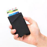 Pop Up Card Holder RFID Credit Card Wallet PU Automatic Pouch for Men and Women Unisex juoda