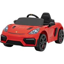 Elektromobilis Porsche 718 Spyder RS, raudonas