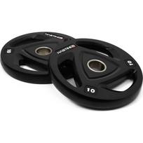 Hastings Pro Rubber Olympic Tri-Grip svarmenų diskų komplektas, 10 kg