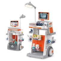 Children'S Play House Simulation Electric Light Electrocardiogram Doctor Cleaning Tools Supermarket Shopping Cart Toy Cover gray