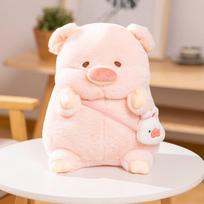 20/30cm Angelas Hamburgeris Širdis Kuprinė Kiaulės Pliušinis Žaislas Animacinis Pliušinis Gyvūnas Pliušiniai Žaislai Lėlė Anime Minkštas Mergaitėms Kūdikio Žaislai about 20cm white
