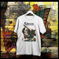 Samurai T-Shirt Bushido Code Ronin Hanzo Warrior Japanese  Edo Era tee S-2XL 2XL