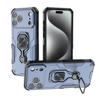 Armor Funda For iphone 17 Pro Max Case Camera Lens Protect Ring Holder Cover For iphone17 Air Shockproof Coque For iphone 17