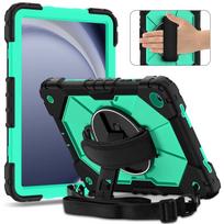 360 Rotating Heavy Duty Armor Case For Samsung Galaxy Tab A11 Plus A11+ 2025 11inch Kickstand Wristband Tablet Cover Shell Tab A11 Plus 11inch