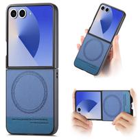 Samsung Z Flip 7 odinis apsauginis dėklas - Sulankstomas, atsparus kritimui dangtelis, skirtas Flip 5 Samsung Z Flip 7 Fe / 6 / 5 mėlyna