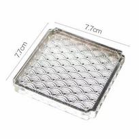 Japanese HAILANG Grain Glass Coaster Heat Insulation Anti-Scald Teacup Mat Non-Slip Mat Saucer Small The Saucer Coasters