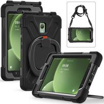 360 Rotating Kids Case Universal for Samsung Galaxy Tab Active 5 3 SM-X300 X306B SM-T570 575 8  Armor Stand Cover Shoulder Strap Active5 SM-X300 X306 juoda
