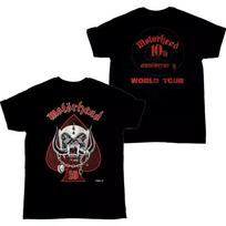 Motorhead Anniversary Tour 10th S-5xl 1985 Fullsize T-Shirt Black World 1986 Unisex T-Shirt XXL