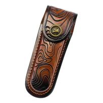 Aukščiausios kokybės odinis dėklas sulankstomam peiliukui su diržo kilpa Juosmens diržo dizainas Peiliuko apsauginis dangtelis Lauko medžioklei, stovyklavimui L